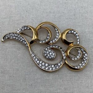 Butler Fifth Ave Rhinestone Brooch